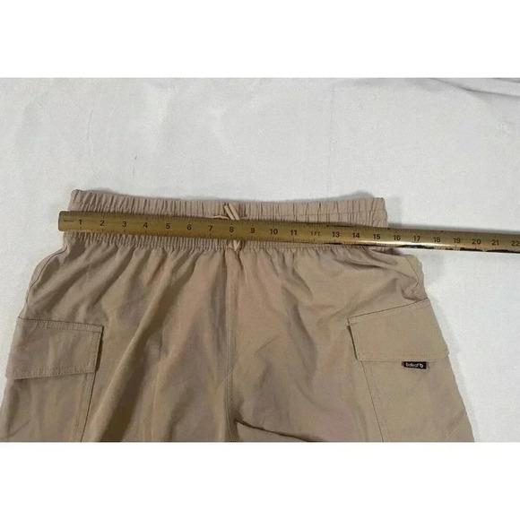 Baleaf Womens Beige Stretch Exercise Sport 5" Inseam Drawstring Shorts Size L - Picture 8 of 8